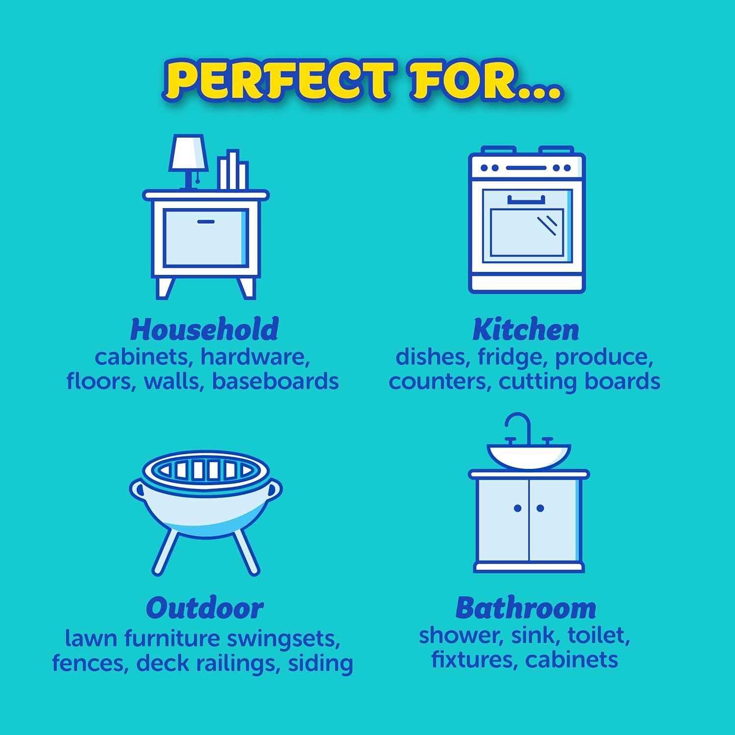 Scrub Daddy + 2x Cif All Purpose Cleaning Cream, Lemon - Multi Surface Household Cleaning Cream + Scrub Daddy Scratch-Free Multipurpose Dish Sponge