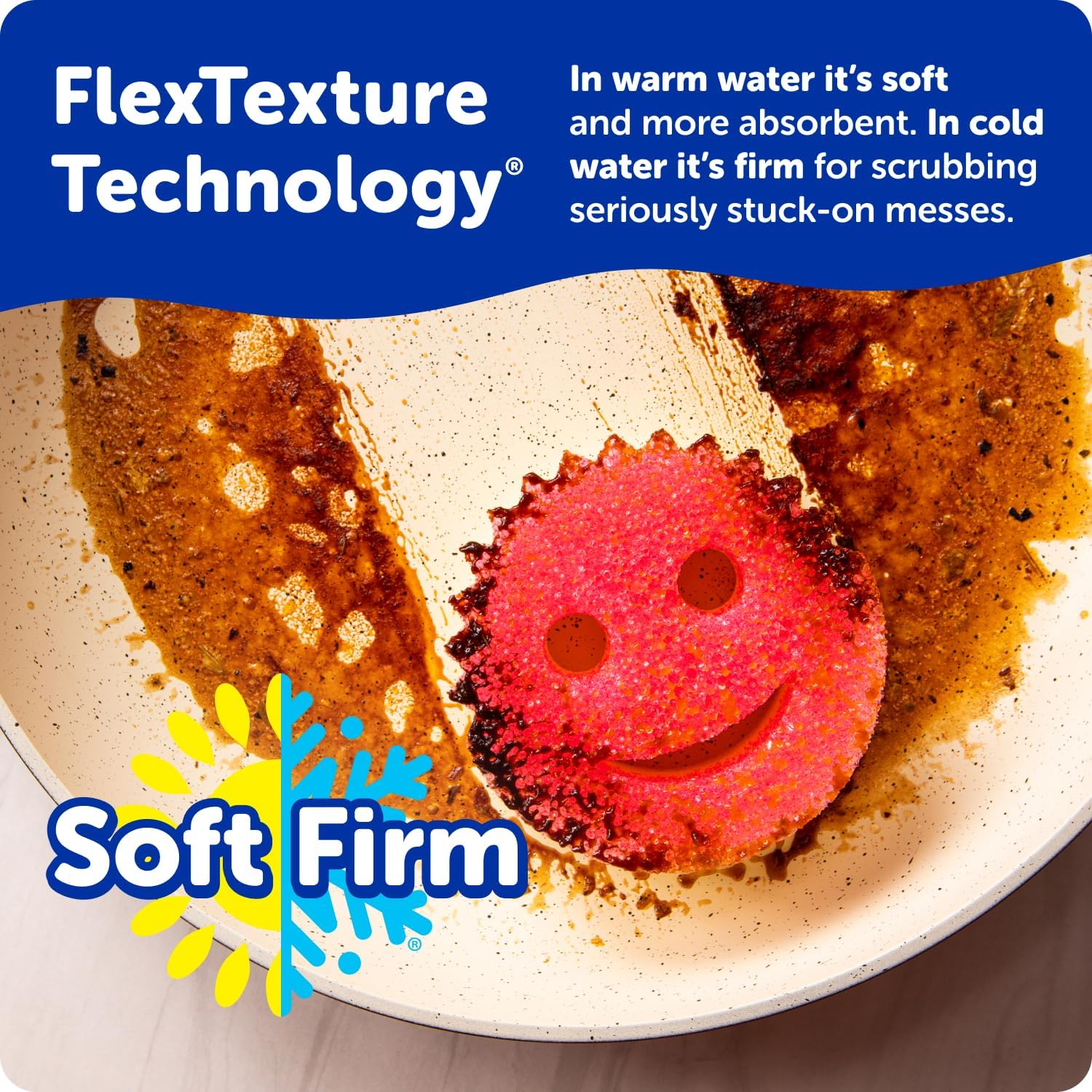 Scrub Daddy Scrub Mommy Colors 3ct + Daddy Caddy - Scratch-Free Multipurpose Dish Sponge + Sponge Holder - BPA Free & Made with Polymer Foam - Stain & Odor Resistant Kitchen Sponge